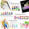 206 Drawing Set Sketching Kit,Art Supplies with 3-color Sketchbook & Coloring Paper,Include Tutorial, Colored, Graphite, Charcoal, Watercolor & Metallic Pencil,for Artists Adults Teens Beginner